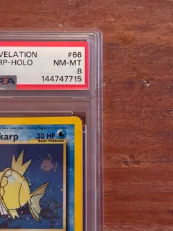 2001 POKEMON NEO REVELATION 1ST EDITION #66 SHINING MAGIKARP HOLO PSA 8 - Image 3