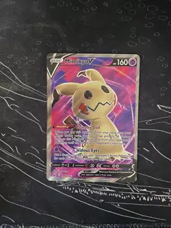 Pokemon TCG Mimikyu v Full Art Holo Card 148/163 SWSH05 Battle Styles - Image 1