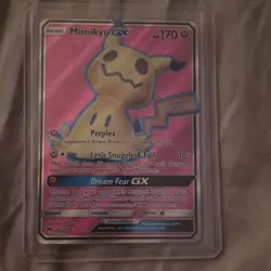 Pokemon Mimikyu GX Full Art Ultra Rare Holo Card 206/214 Psychic 2018 - Image 1