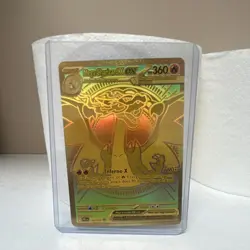 Pokemon Mega Charizard X EX Gold Holo Mega Hyper Rare 130/094 360 HP - Image 1