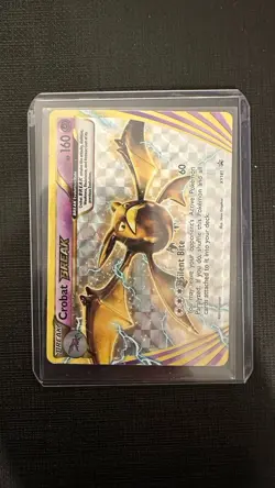 Crobat BREAK XY181 Pokemon TCG MP (mostly back) - Image 1