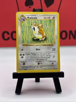 Raticate 40/102 Shadowless Base Set Pokemon Card MP - Image 2