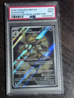 Alakazam Pokemon Center Stamped Promo Mega Evolutions Gardevoir ETB PSA 9 - Image 1