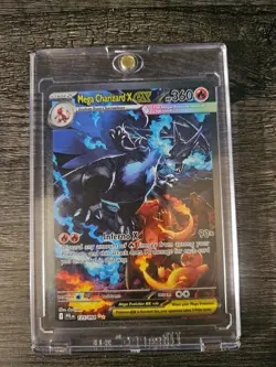 Pokemon TCG Phantasmal Flames Mega Charizard X ex 125/094 NEAR MINT NM SIR Holo - Image 1