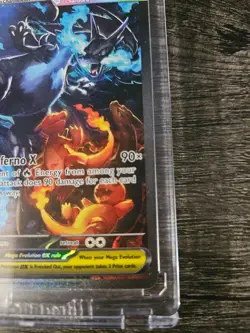 Pokemon TCG Phantasmal Flames Mega Charizard X ex 125/094 NEAR MINT NM SIR Holo - Image 3