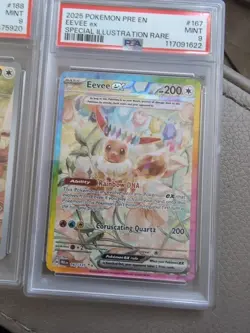 Pokemon Eevee 167/131 Set PSA 9 prismatic evolution - Image 1