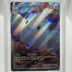 2020 POKEMON SWORD & SHIELD VIVID VOLTAGE #141 FA TOGEKISS VMAX PSA 10 GEM MINT - Image 3