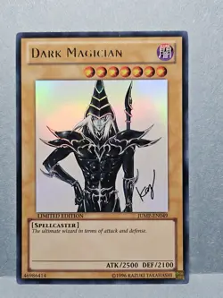 Yu-Gi-Oh! Dark Magician (LP) Limited edition Ultra Rare JUMP-EN049 Shonen Promo - Image 1