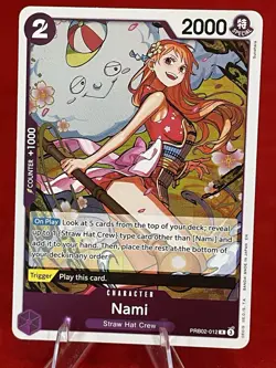 Nami PRB02-012 R One Piece Foil Card The Best Vol. 2 English - Image 1