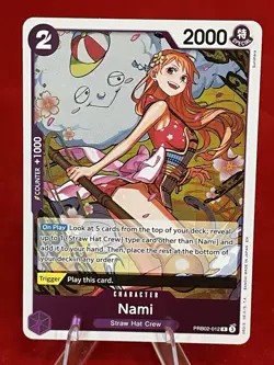 Nami PRB02-012 R One Piece Foil Card The Best Vol. 2 English - Image 3