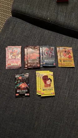 One Piece TCG Booster Pack Lot OP02 OP03 OP04 OP06 OP07 + EB-03 English Sealed - Image 1