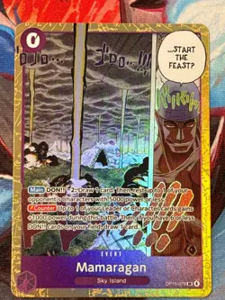 One Piece TCG Mamaragan OP15-078 SR EVENT OP15-EB04 Lot of 2 - Image 4