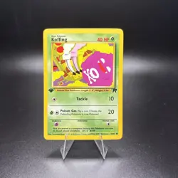 Pokemon Card - Team Rocket 58/82 - KOFFING (common) **1st Edition** - NM - Image 1