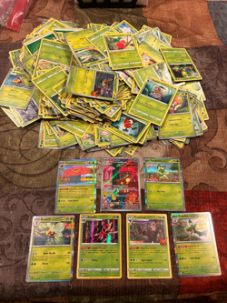 Pokemon TCG - Grass Type Mixed card lot - Some rares - Image 1