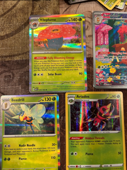 Pokemon TCG - Grass Type Mixed card lot - Some rares - Image 5