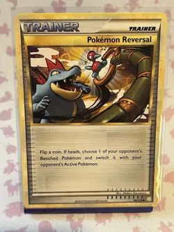 Pokemon Reversal 99/123 Trainer Card: 2010 Pokemon TCG Heartgold & Soulsilver - Image 1
