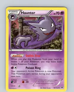Pokemon TCG Haunter XY BREAKthrough 59/162 Regular Uncommon Card NM - Image 1