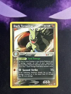 Dark Tyranitar - 20/109 - Rare Pokemon EX Team Rocket Returns Card nM/LP - Image 1