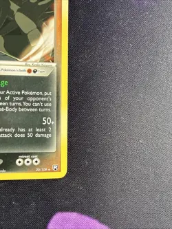 Dark Tyranitar - 20/109 - Rare Pokemon EX Team Rocket Returns Card nM/LP - Image 4