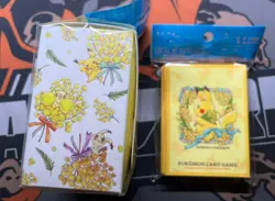 Pokemon Card Game Pikachu Mimosa Deck box and Card Sleeves Set - Image 5