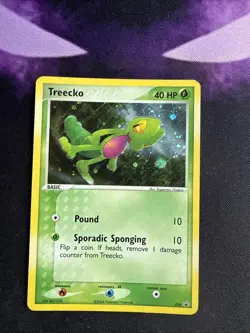 Treecko 016 Original 2004 Pokemon TCG Nintendo Black Star Promo Card LP - Image 1