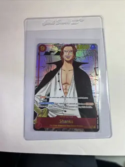 Shanks OP01-120 Manga Alt Art SEC PRB-01 One Piece Card English - Image 1