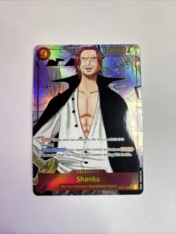 Shanks OP01-120 Manga Alt Art SEC PRB-01 One Piece Card English - Image 3