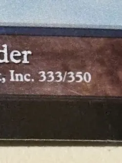 MTG FOIL ISLAND MAGIC THE GATHERING LAND 333/350 ENGLISH CARD - Image 2