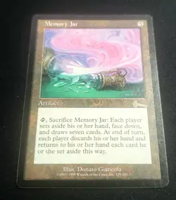 MTG English Memory Jar NM Normal Urza's Legacy 129/143 Vintage Reserved List - Image 1
