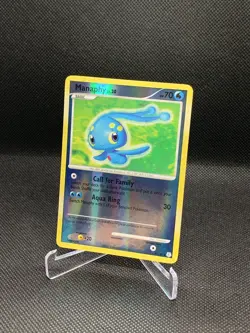 POKEMON CARD - MANAPHY 9/130 REVERSE HOLO DIAMOND AND PEARL PACK FRESH - Image 1