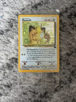 Pokemon TCG Meowth Black Star Promos Holo Card Game Boy SEALED 1999 - Image 2