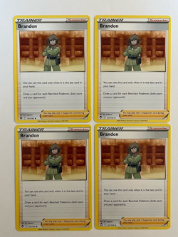Brandon 151/195 - Trainer Card - Pokemon Silver Tempest - NM/M - Image 1