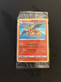 Special Delivery Charizard Black Star Promo Card SWSH075 *SEALED* - Image 1
