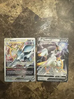 Arceus V & VSTAR (Metal Cards) 122 & 123/172 Miscellaneous Cards & Products - Image 1