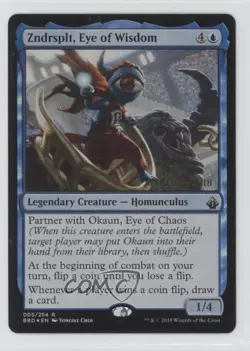 Zndrsplt Eye of Wisdom (pre-release) Foil Magic: Battlebond BBD #005 - Image 1