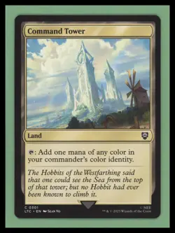 1 x Command Tower - Commander: The Lord of the Rings - NM-Mint - MTG - Image 1