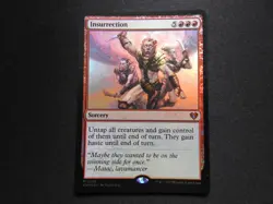Insurrection FOIL LP [Commander Masters] Mtg Magic Free Tracking! - Image 1