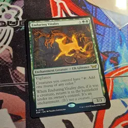 Magic: The Gathering Enduring Vitality Duskmourn Rare Enchantment Green 0176 - Image 1