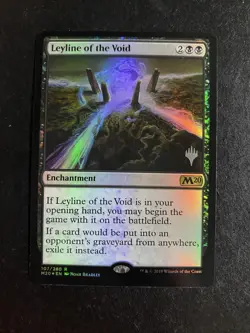MTG - NM - Leyline Of The Void - FOIL - M20 PROMO PACK - Image 1