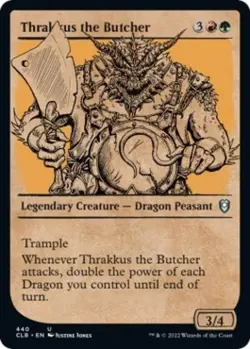Thrakkus the Butcher (Showcase) - Near Mint MTG - Image 1