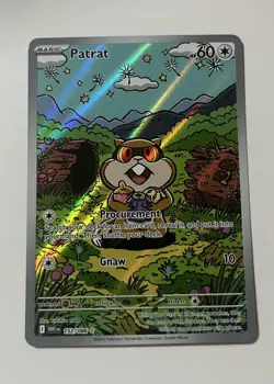 Pokemon Patrat 152/086 Sv: White Flare Illustration Rare Full Art Holo English - Image 1