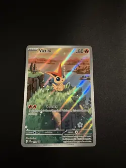 Pokemon TCG Victini SVP 208 Promo Black Bolt - near mint - UK BLACK STAR PROMO - Image 1