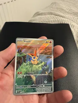 Pokemon TCG Victini SVP 208 Promo Black Bolt - near mint - UK BLACK STAR PROMO - Image 3