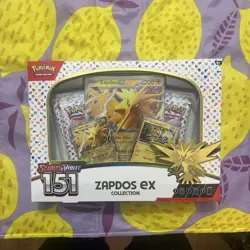 Pokemon TCG Scarlet & Violet 151 Zapdos Ex Collection |BRAND NEW SEALED Pokemon - Image 1