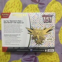 Pokemon TCG Scarlet & Violet 151 Zapdos Ex Collection |BRAND NEW SEALED Pokemon - Image 2
