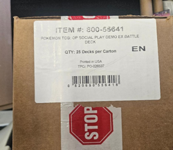 2025 Pokemon TCG OP Social Play Demo EX Battle Deck SEALED CASE 25 Decks English - Image 1