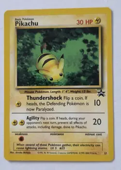 ​Pikachu 27 Wizards Black Star Promo - Pokemon 2000 Movie - CLEAN FRONT - Read - Image 1