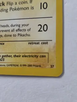 ​Pikachu 27 Wizards Black Star Promo - Pokemon 2000 Movie - CLEAN FRONT - Read - Image 5