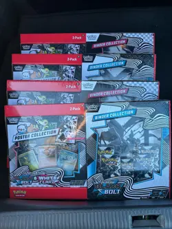 Sams Club Pokemon TCG Black bolt & White flare Bundles (2 OF EACH) - Image 1