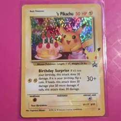 Pokemon TCG ______'s Pikachu Holo Promo Classic Collection 24/53 1998 - Image 1